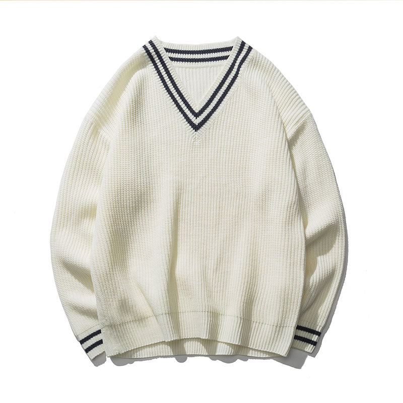Classic Trendy Knit Sweater - Cherry Bomb