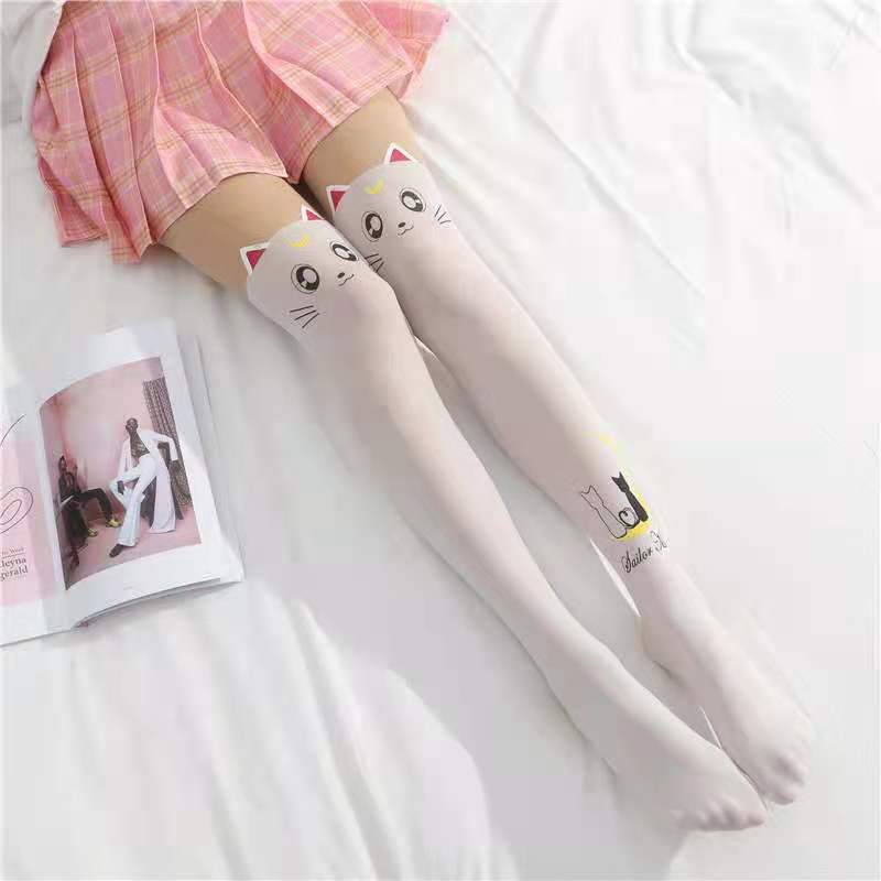 Sailor Moon Luna and Artemis Socks