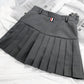 Preppy Style Pleated Skirt - Cherry Bomb
