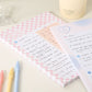 Kawaii Grid Memo Note Pads - Cherry Bomb