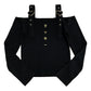Love Strap Luck Japanese Embroidered Top