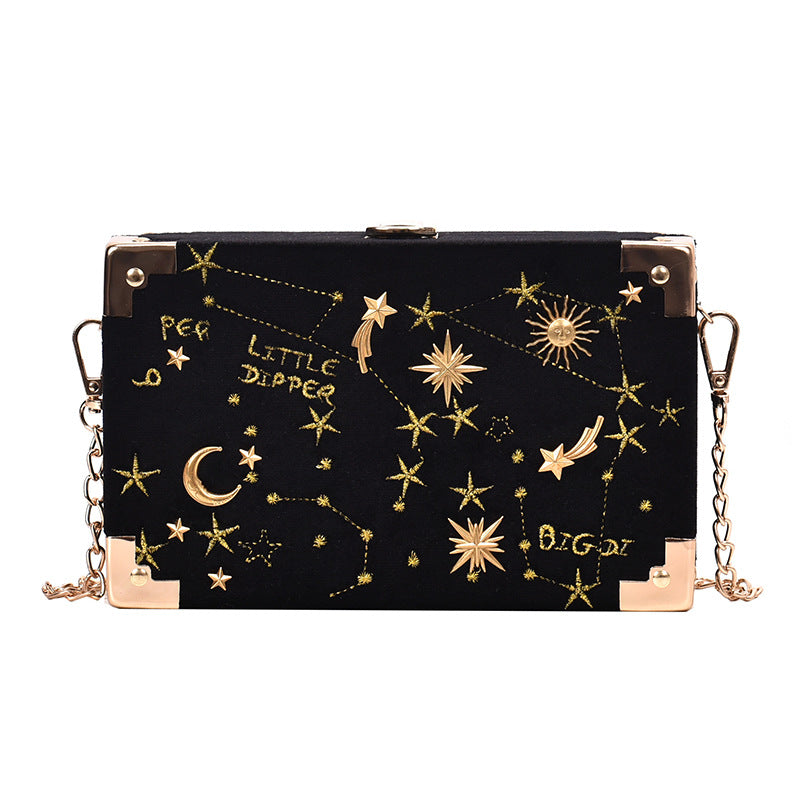 Astronomy Stars Handbag - Cherry Bomb
