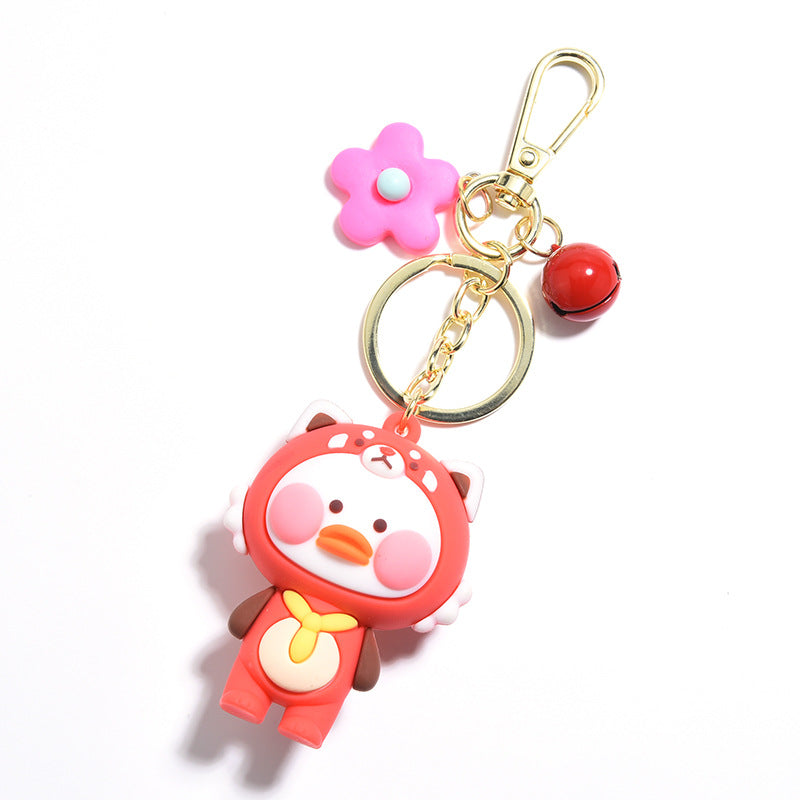Kawaii Duck Doll Keychain Pendant