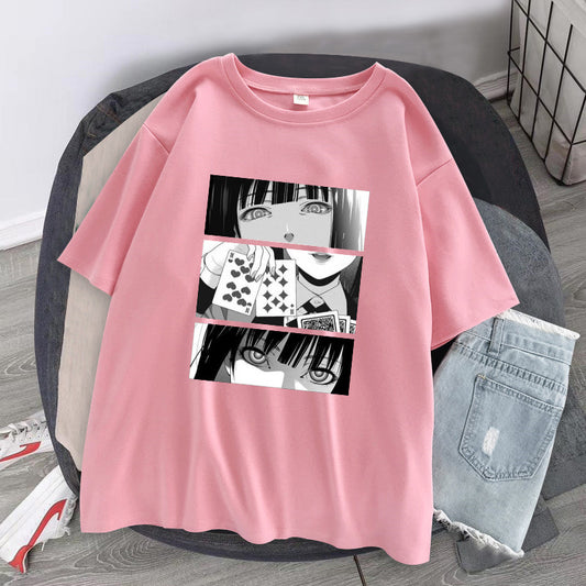 Kakegurui Short Sleeve T-Shirt - Cherry Bomb