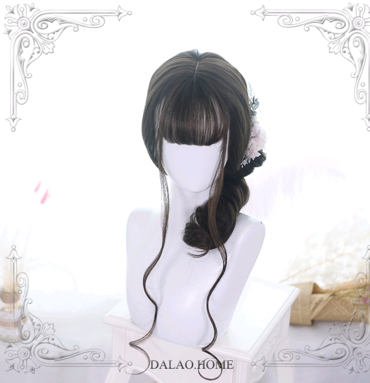 Lolita Long Curly with Bangs Wig