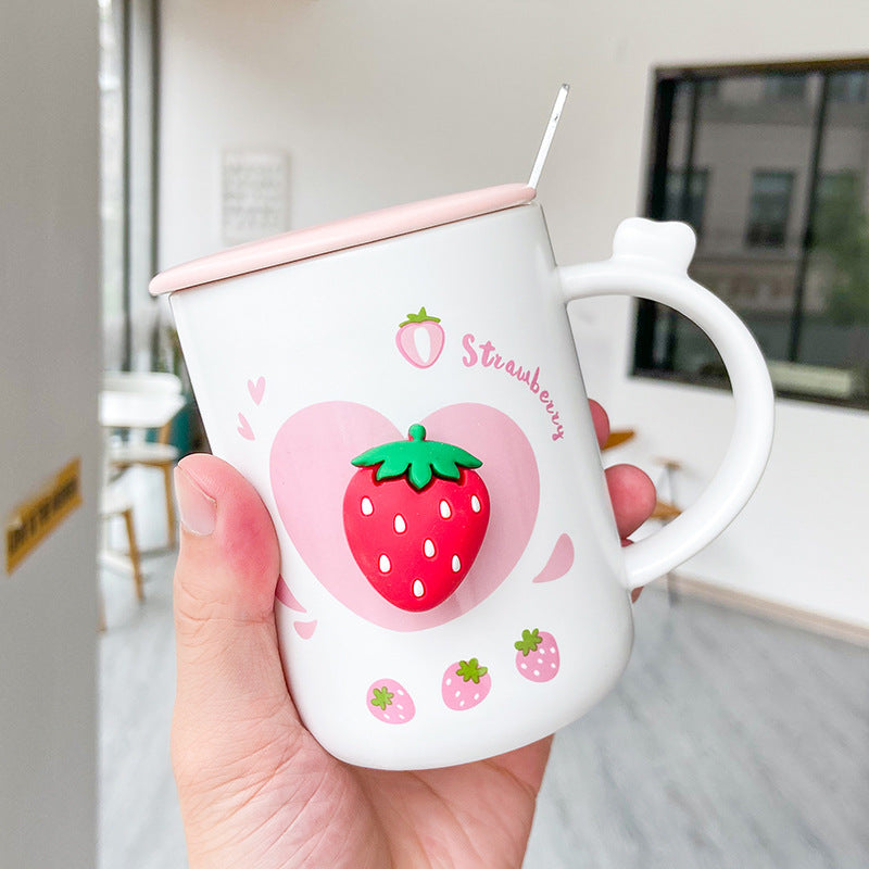 Heart Strawberry Mug - Cherry Bomb