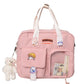 Multiple Style Canvas Backpack Shoulder Bag - Cherry Bomb