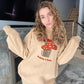 Mushroom Embroidery Women's Casual Sweater - Cherry Bomb