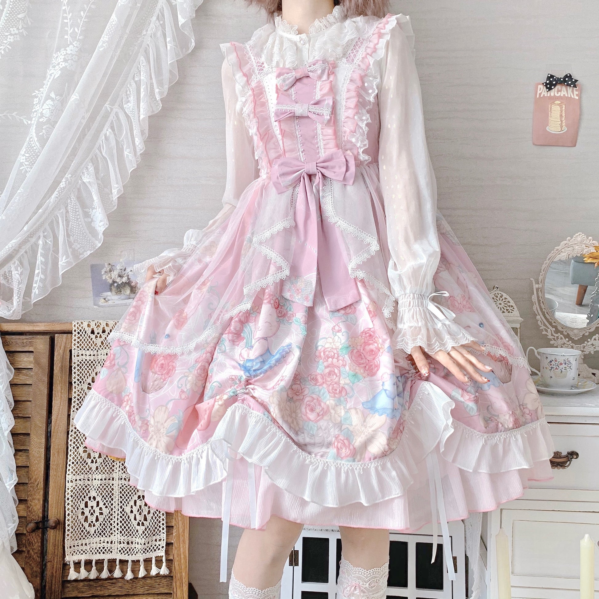 Bunny Fantasy Lolita Dress - Cherry Bomb