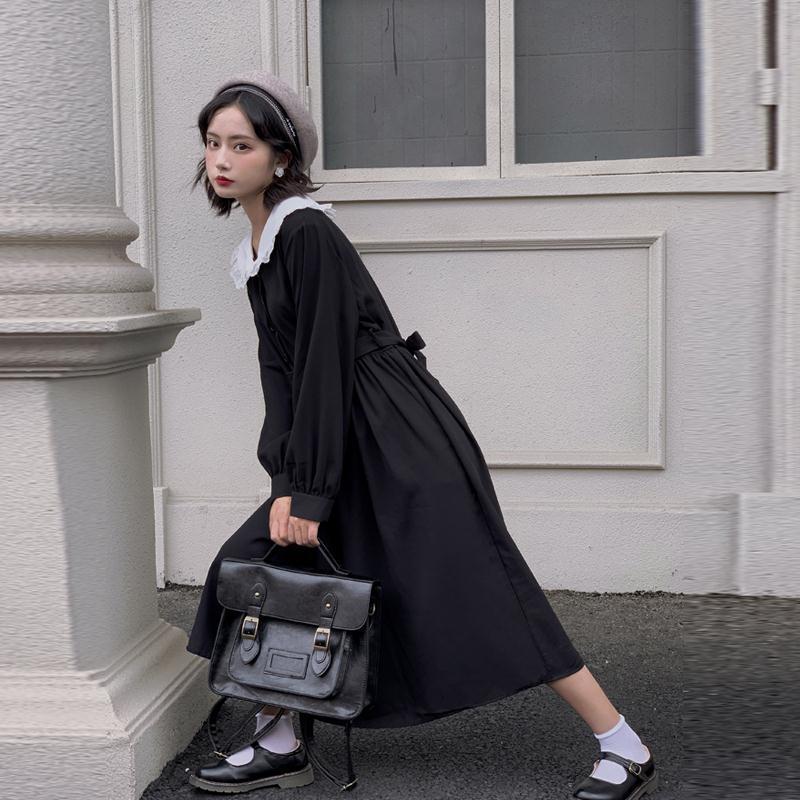 Dark Academy Vintage Dress - Cherry Bomb