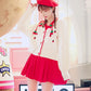 Strawberry Embroidery Knit Sweater - Cherry Bomb