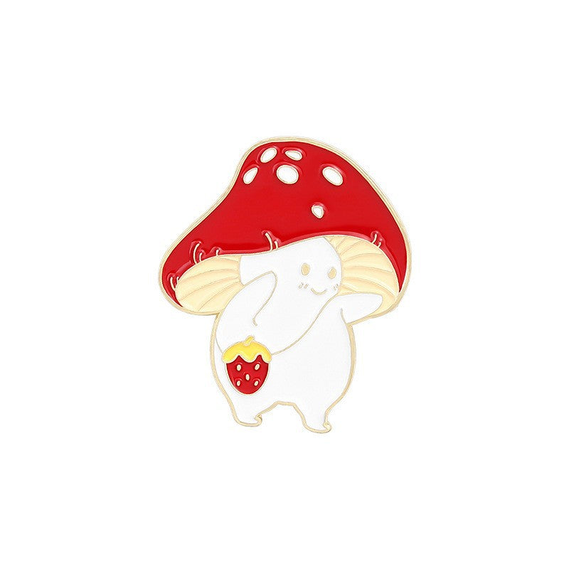 Mushroom Brooches - Cherry Bomb