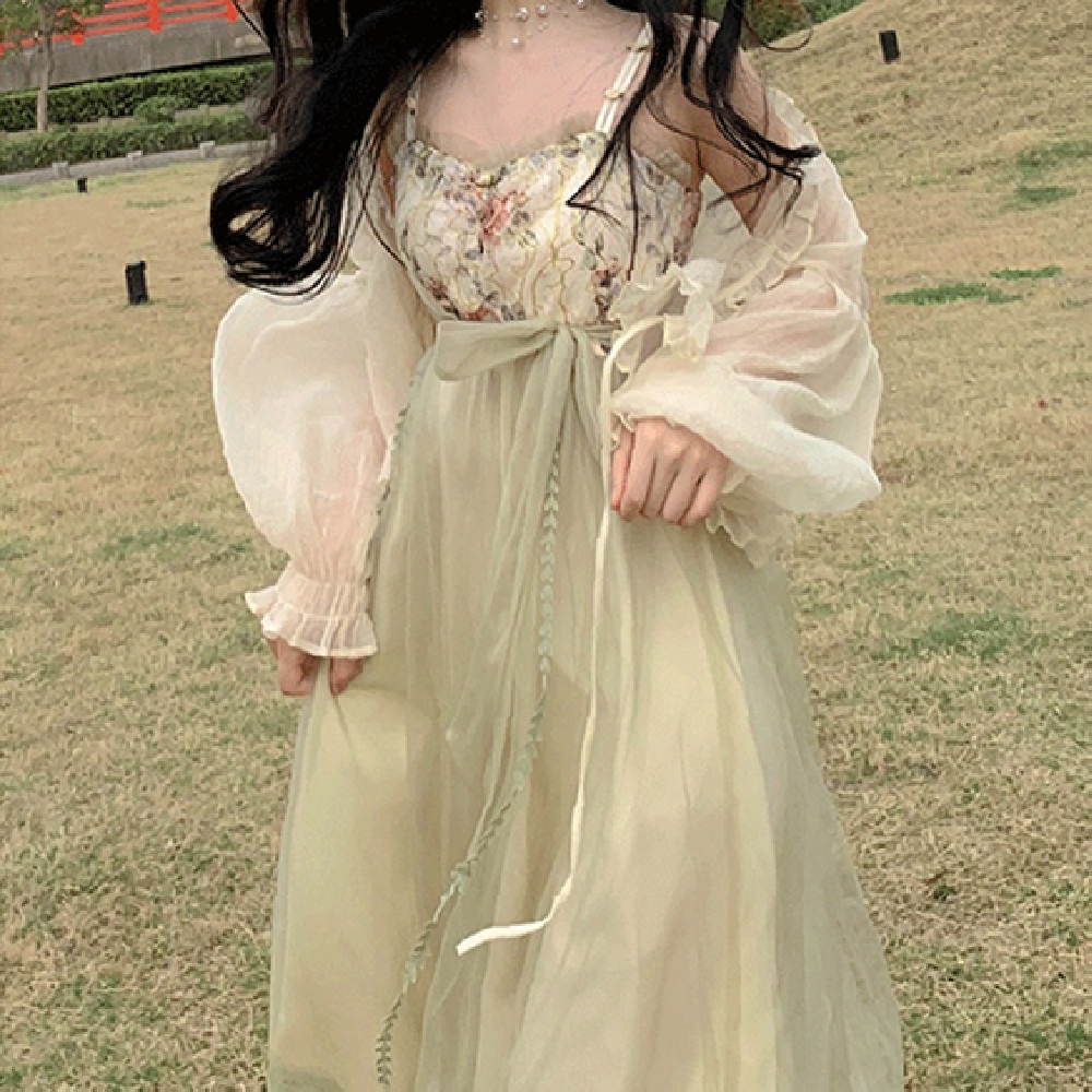 Evergreen Princess Tulle Dress