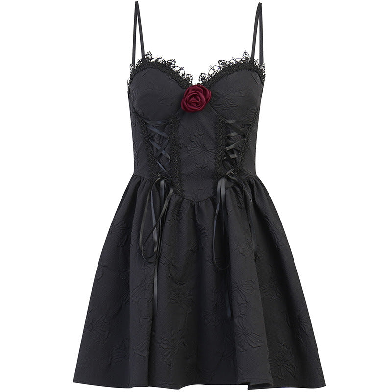 Dark Rose Dress - Cherry Bomb