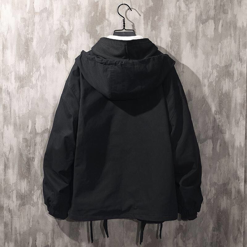 Casual Functional Style Jacket - Cherry Bomb