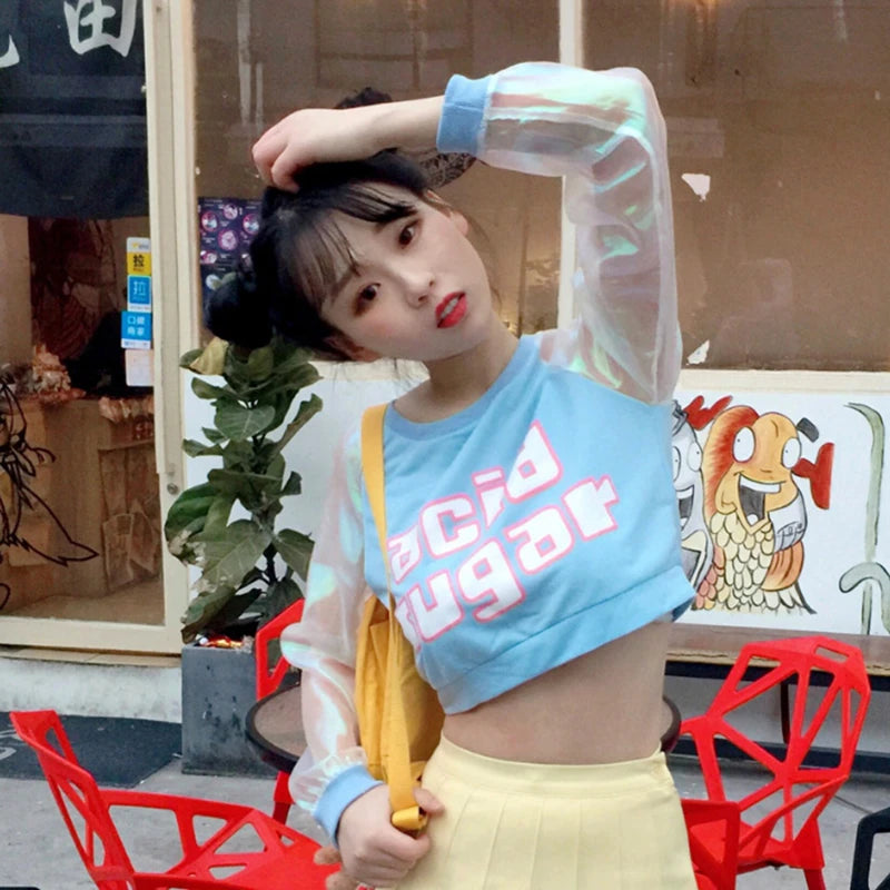 Acid Sugar Hologram Top