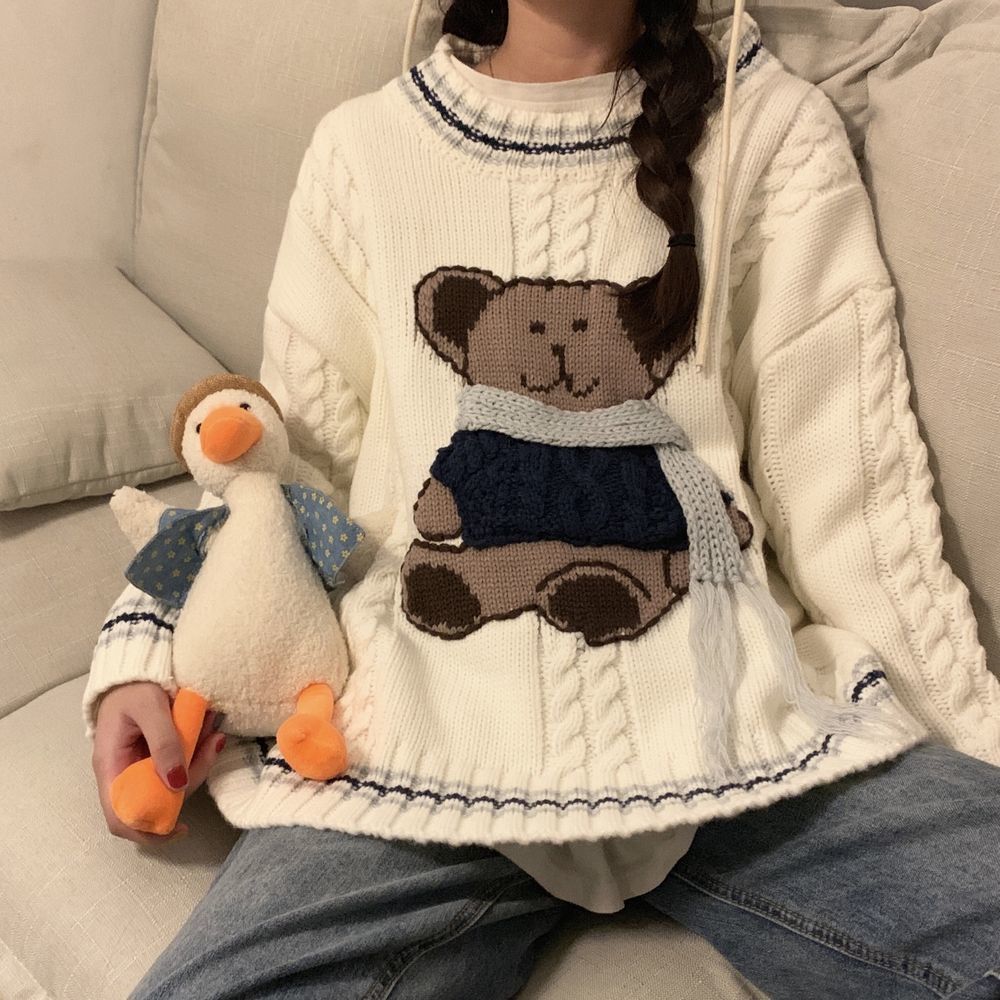 Cozy Bear Knit Sweater