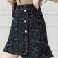 Tweed Chic Mini Skirt