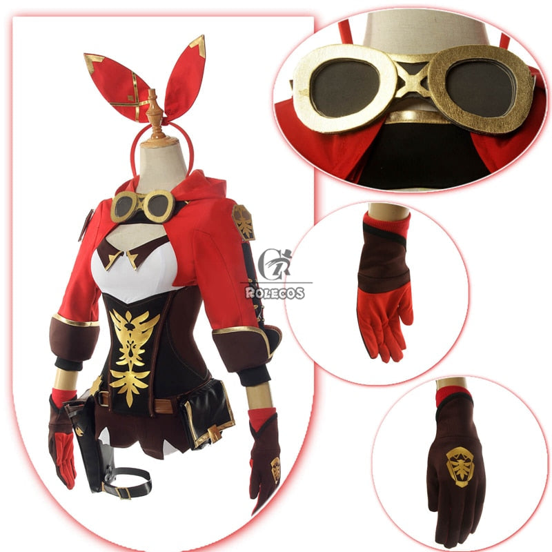 Genshin Impact Amber Cosplay - Cherry Bomb