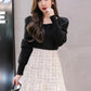 Tweed Chic Mini Skirt