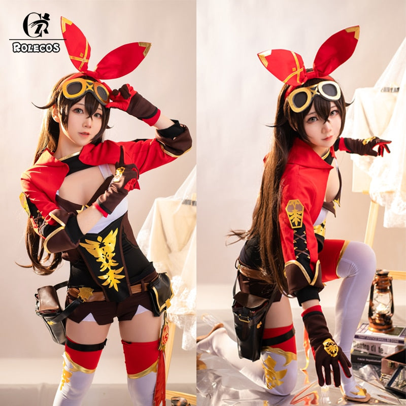Genshin Impact Amber Cosplay - Cherry Bomb