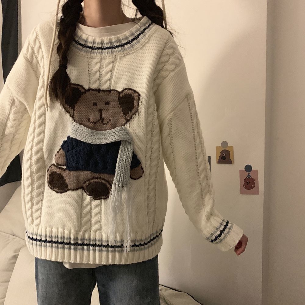 Cozy Bear Knit Sweater