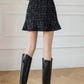 Tweed Chic Mini Skirt