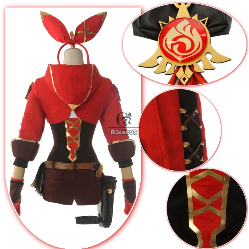 Genshin Impact Amber Cosplay - Cherry Bomb