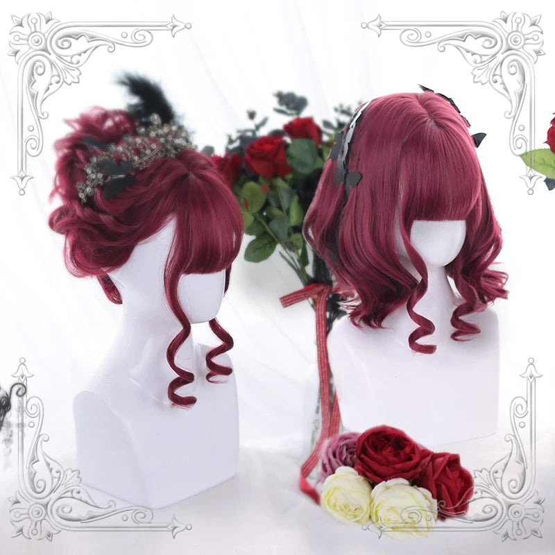 Dark Rose Soft Lolita Wig