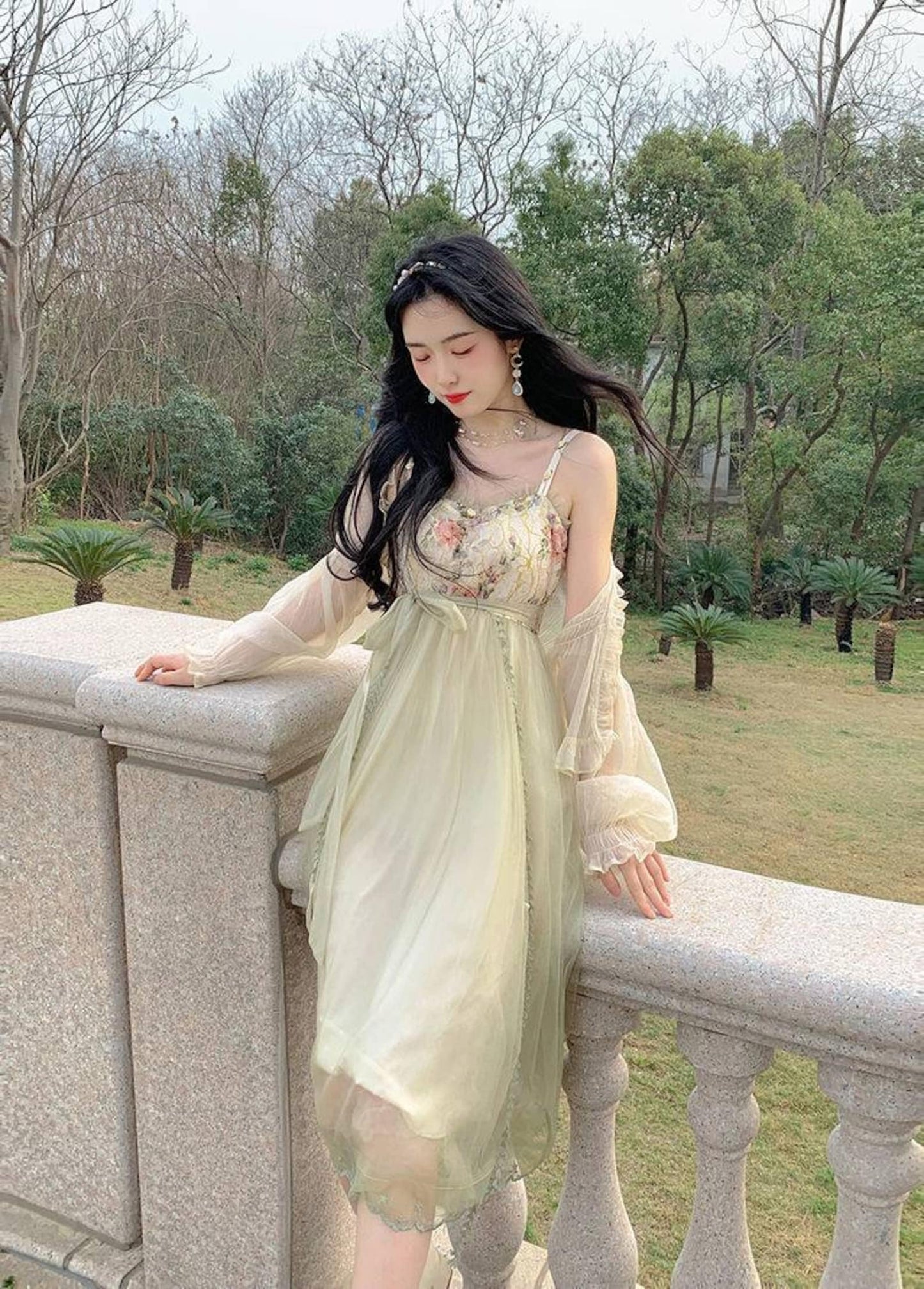 Evergreen Princess Tulle Dress