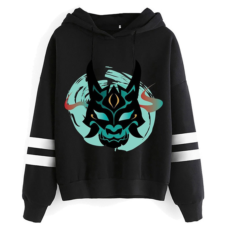 Xiao MaskGenshin Impact Hoodies - Cherry Bomb