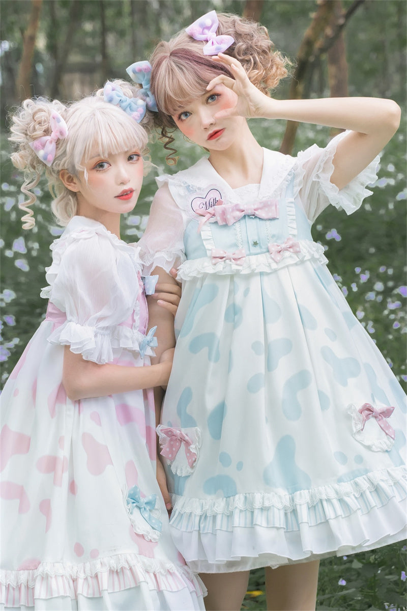 Milk Pudding Lolita Dress Set
