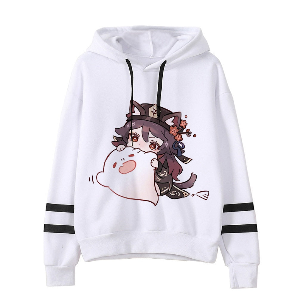 Hu Tao Ghost Genshin Impact Hoodies - Cherry Bomb