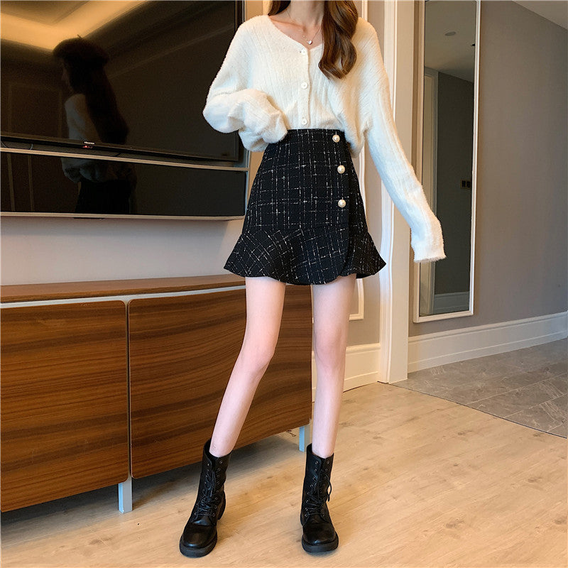 Tweed Chic Mini Skirt