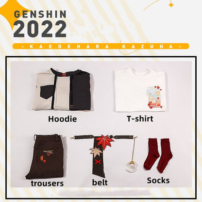 Genshin Impact Kazuha Hoodie Set