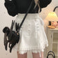 Love Bun Lace High Waist Skirt