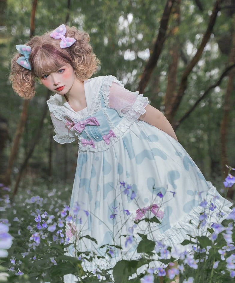 Milk Pudding Lolita Dress Set