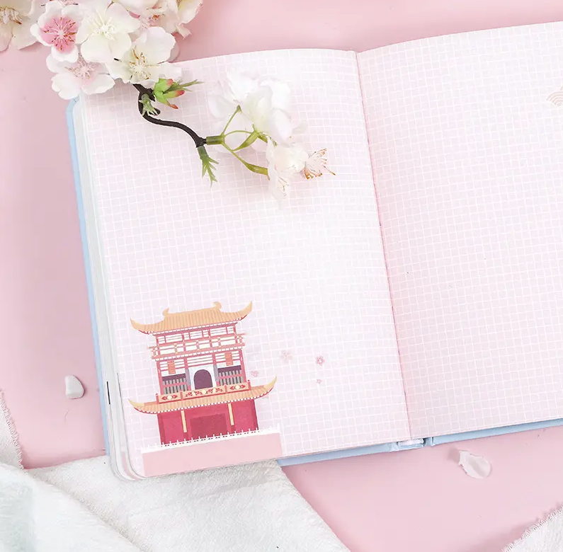 Sakura Hardcover Notebook - Cherry Bomb