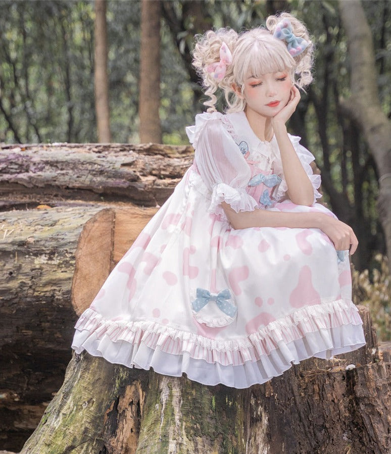 Milk Pudding Lolita Dress Set