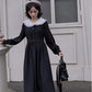 Dark Academy Vintage Dress - Cherry Bomb