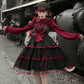 Wine Red Night Lolita Dress Set