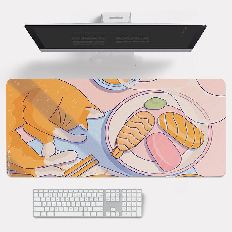 Sakura Desk and Gaming Mat - Cherry Bomb