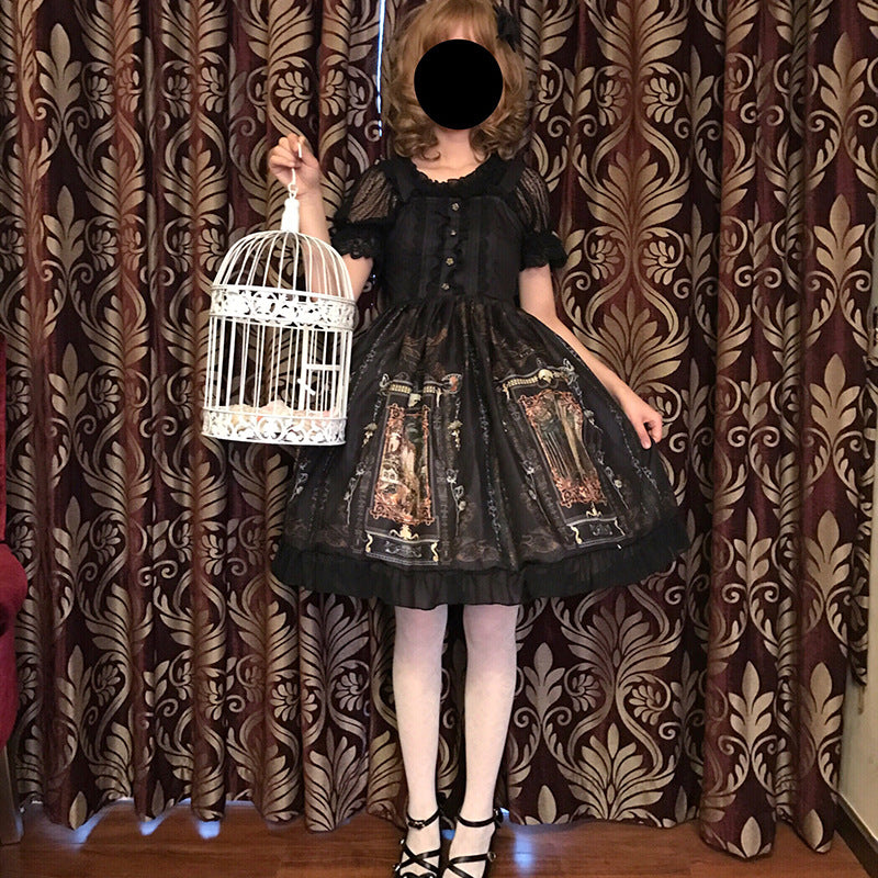 Vintage Princess Gothic Lolita Dress - Cherry Bomb