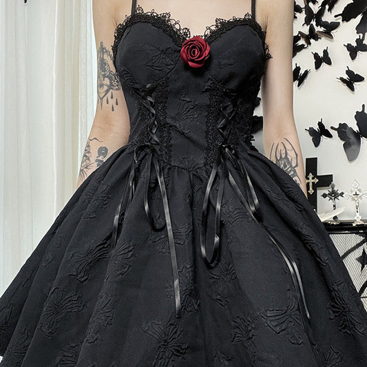 Dark Rose Dress - Cherry Bomb