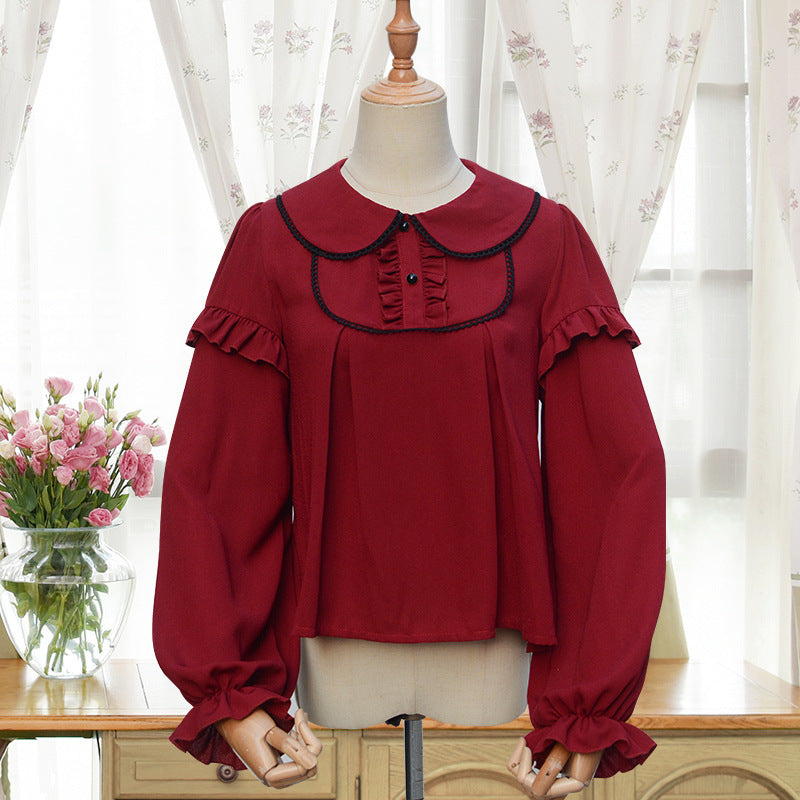 Wine Red Night Lolita Dress Set
