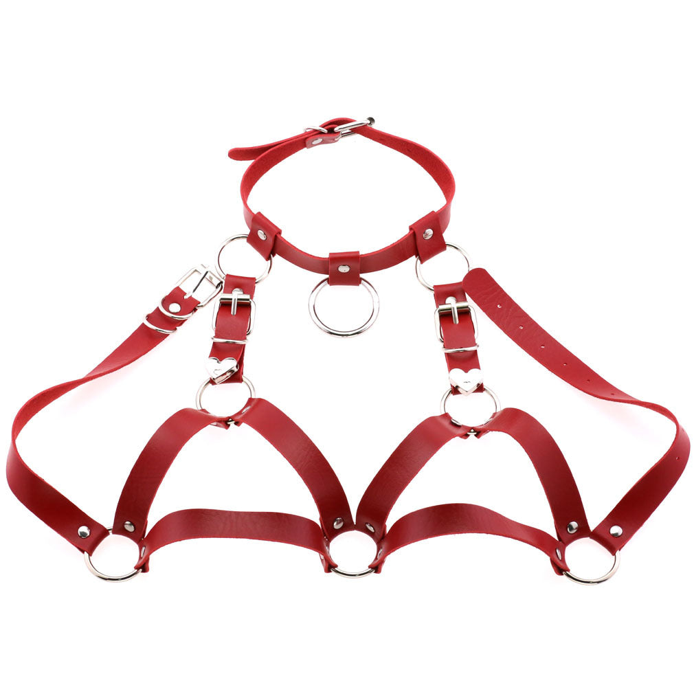 Trendy Chest Harness - Cherry Bomb