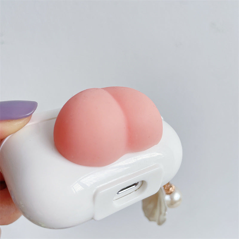 Kitty Butt Stress Relieve Airpods Case