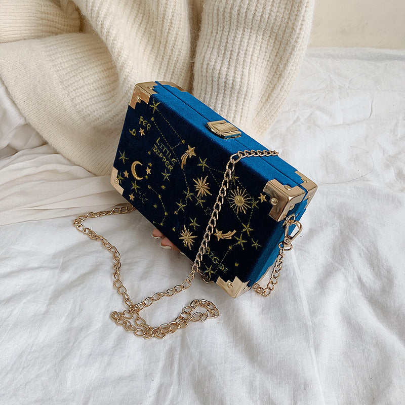 Astronomy Stars Handbag - Cherry Bomb