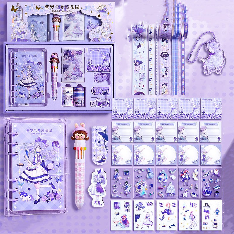 Kawaii Journal Stationary Kit - Cherry Bomb