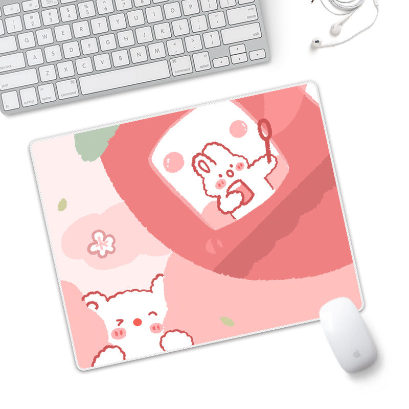 Pastel Kawaii Mouse Pad - Cherry Bomb